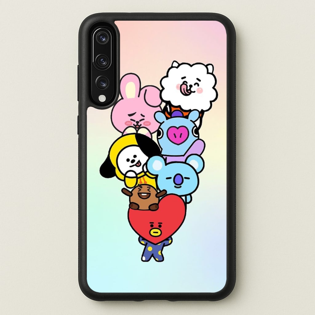 Pastel BT21 - K Pop - Phone Case for Huawei P20 Pro