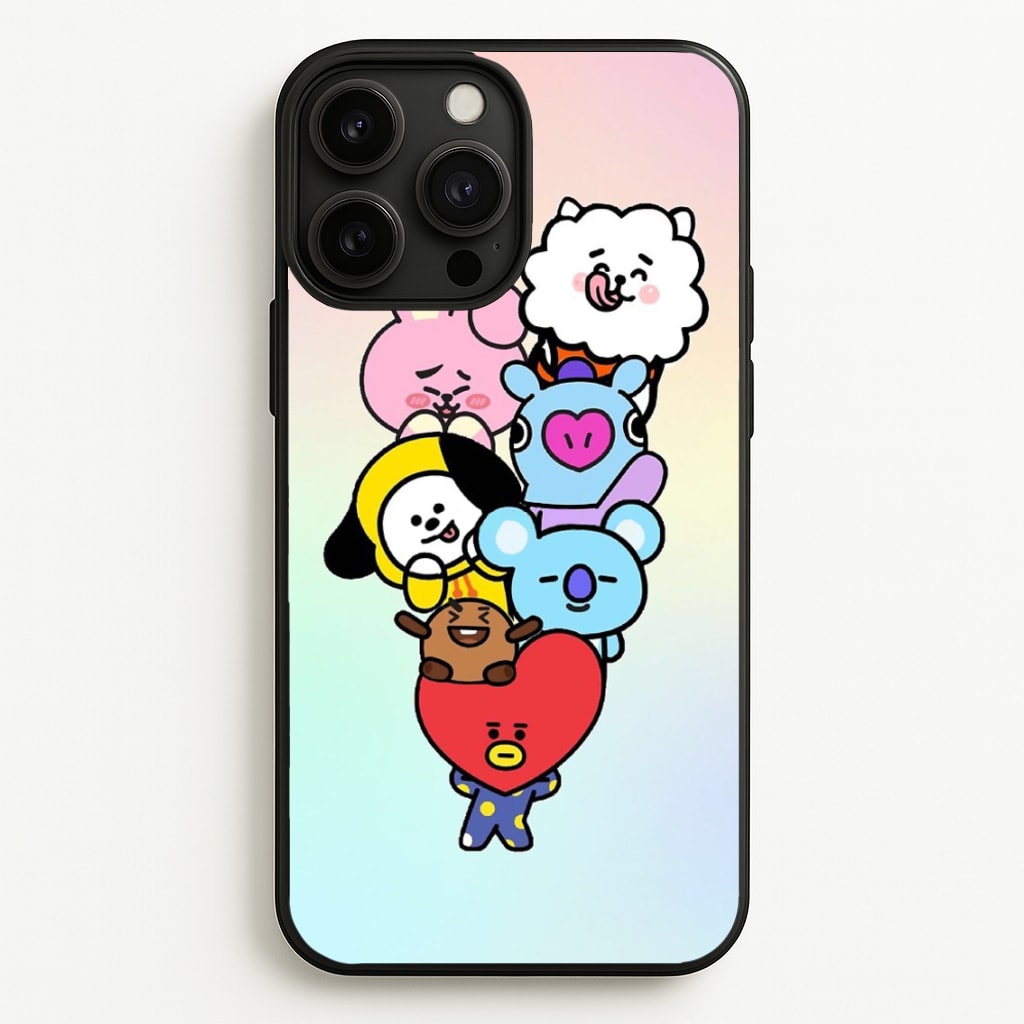 Pastel BT21 - K Pop - Phone Case for iPhone 13 Pro Max