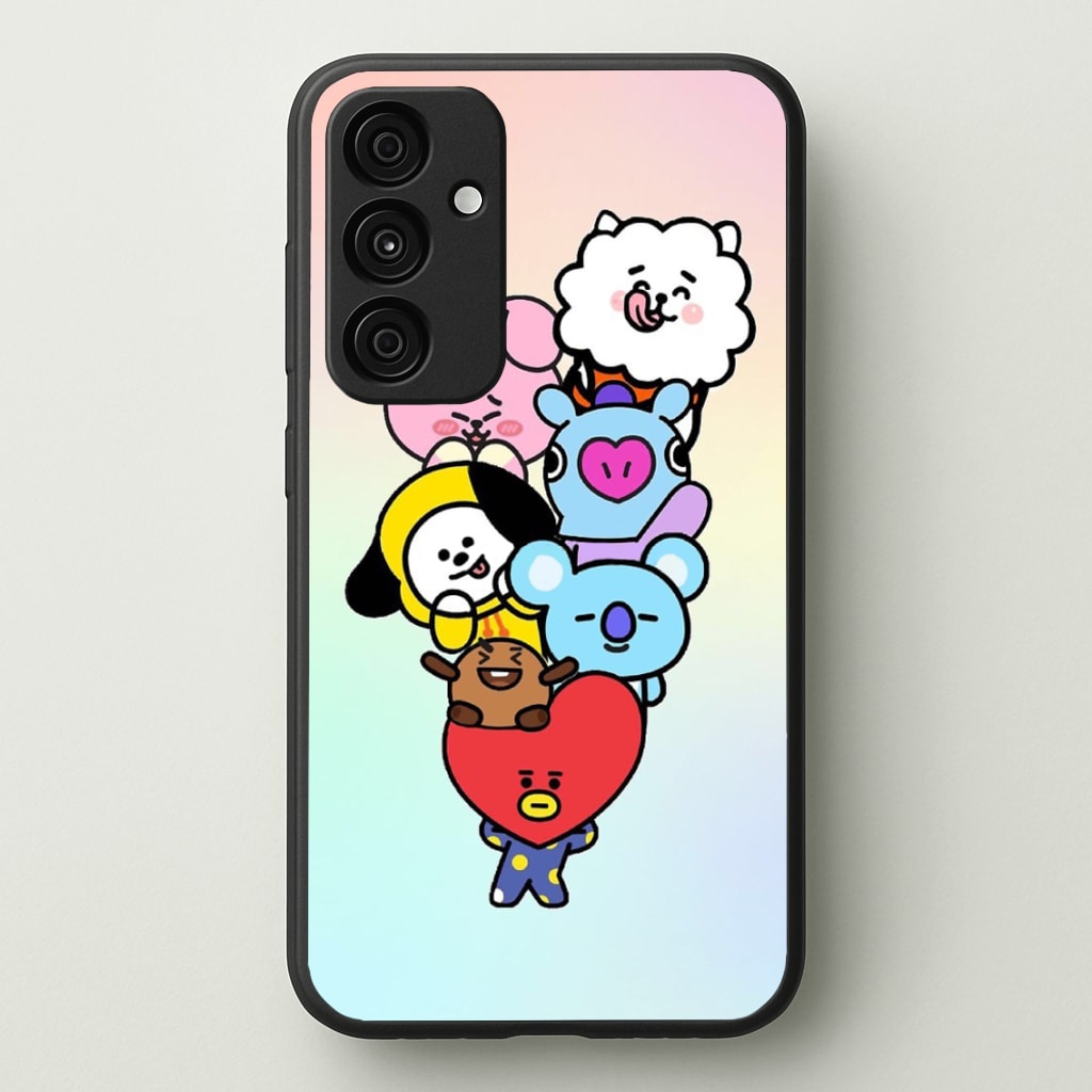 Pastel BT21 - K Pop - Phone Case for Galaxy A55
