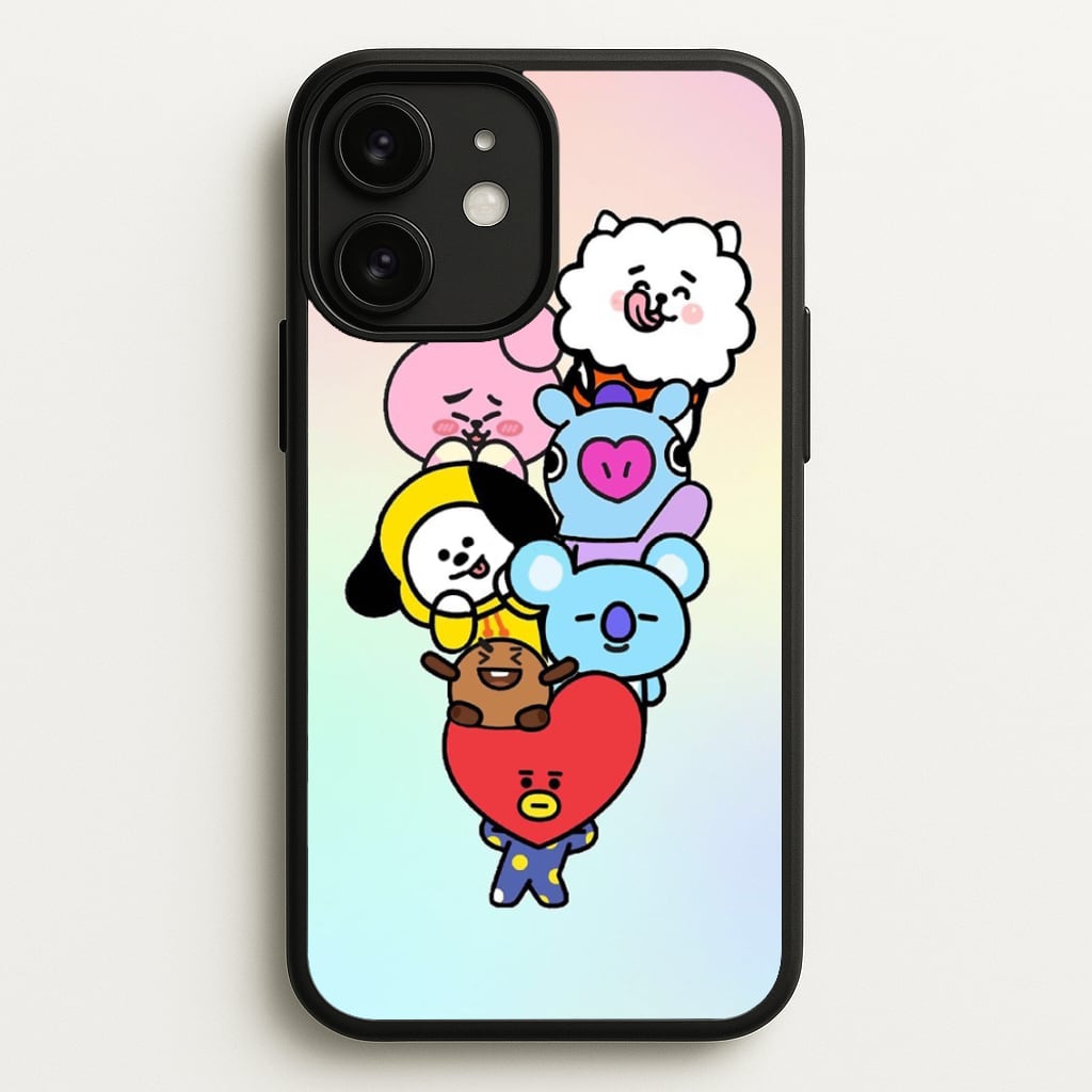 Pastel BT21 - K Pop - Phone Case for iPhone 11