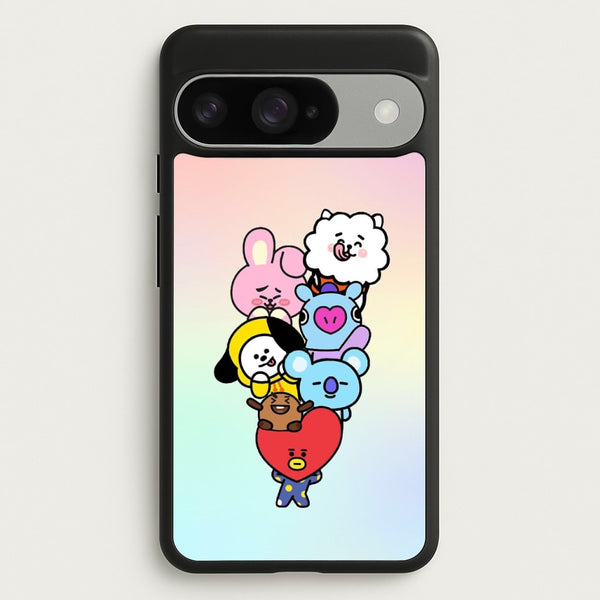 Pastel BT21 - K Pop Phone Case for Google Pixel 10 / 10 Pro