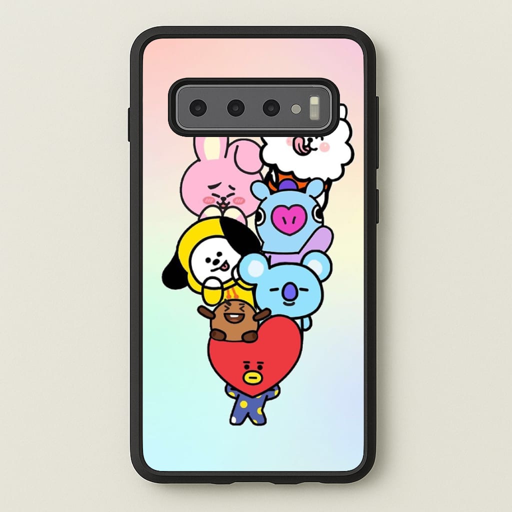 Pastel BT21 - K Pop - Phone Case for Galaxy S10