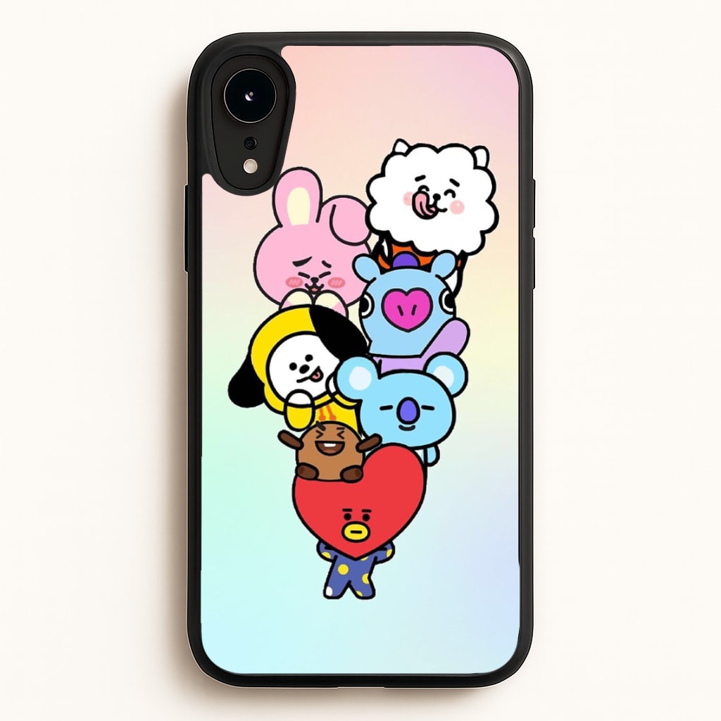 Pastel BT21 - K Pop - Phone Case for iPhone XR