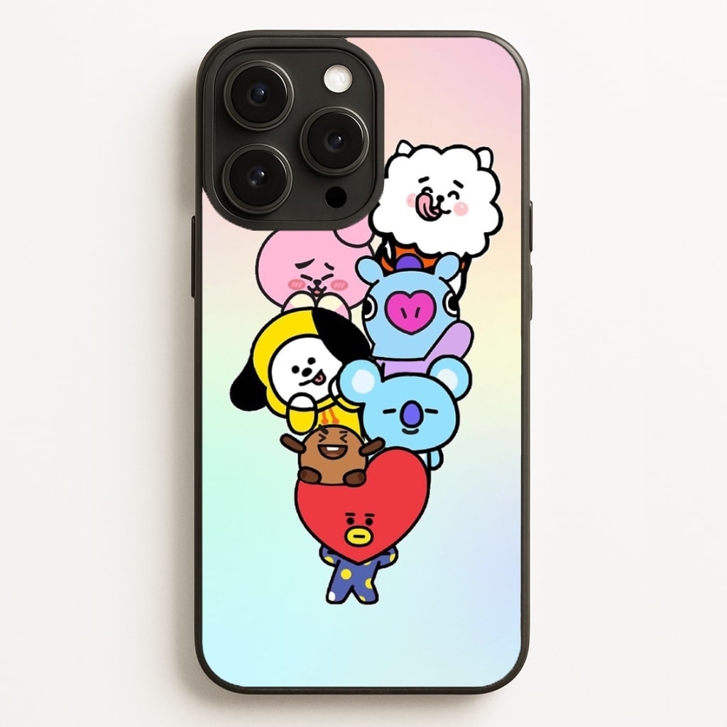Pastel BT21 - K Pop - Phone Case for iPhone 12 Pro Max