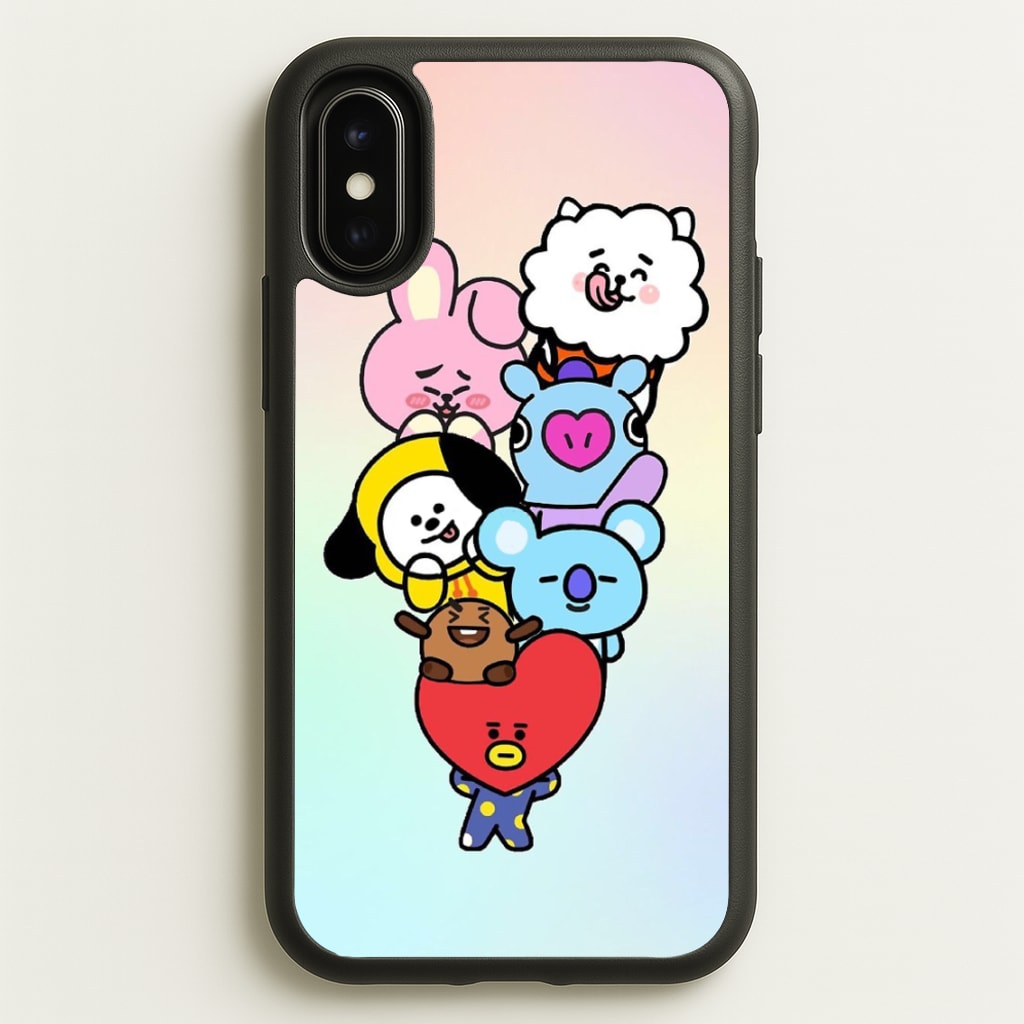 Pastel BT21 - K Pop - Phone Case for iPhone X / XS