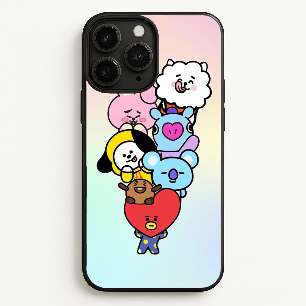 Pastel BT21 - K Pop - Phone Case for iPhone 11 Pro Max