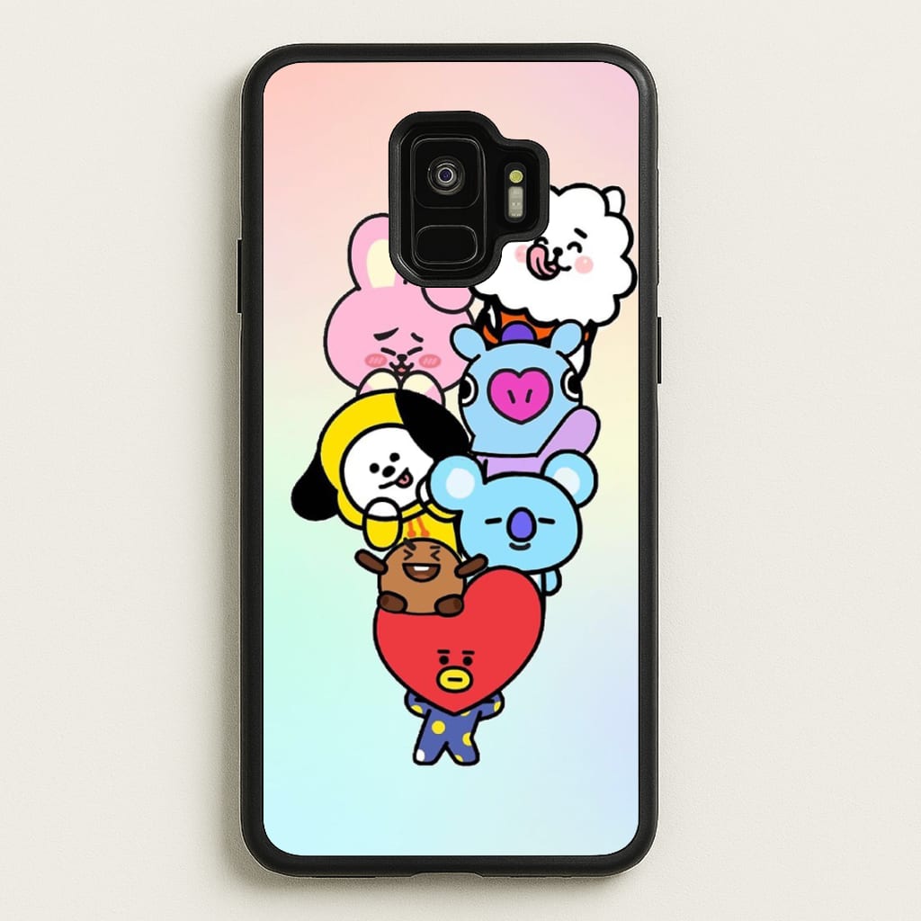 Pastel BT21 - K Pop - Phone Case for Galaxy S9