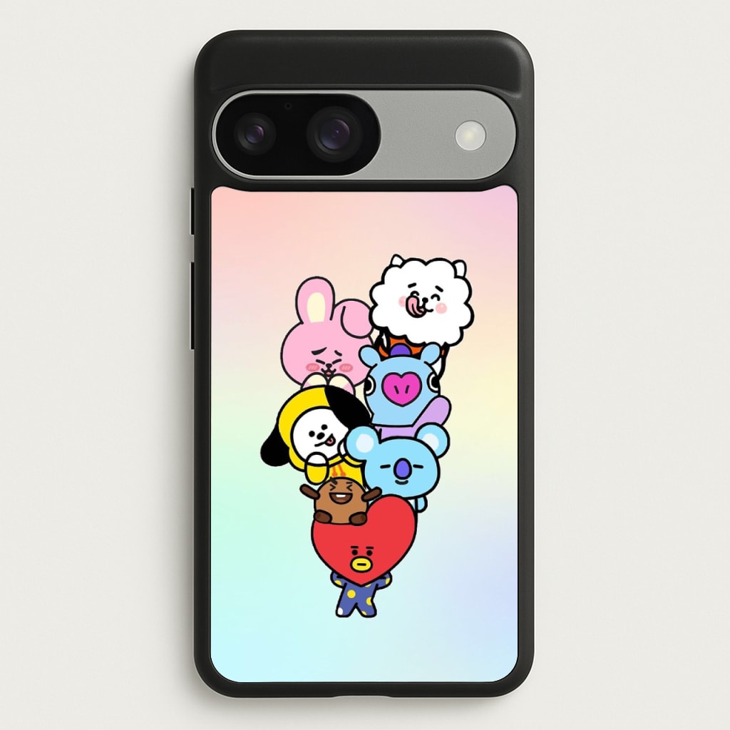 Pastel BT21 - K Pop - Phone Case for Google Pixel 9 / 9 Pro