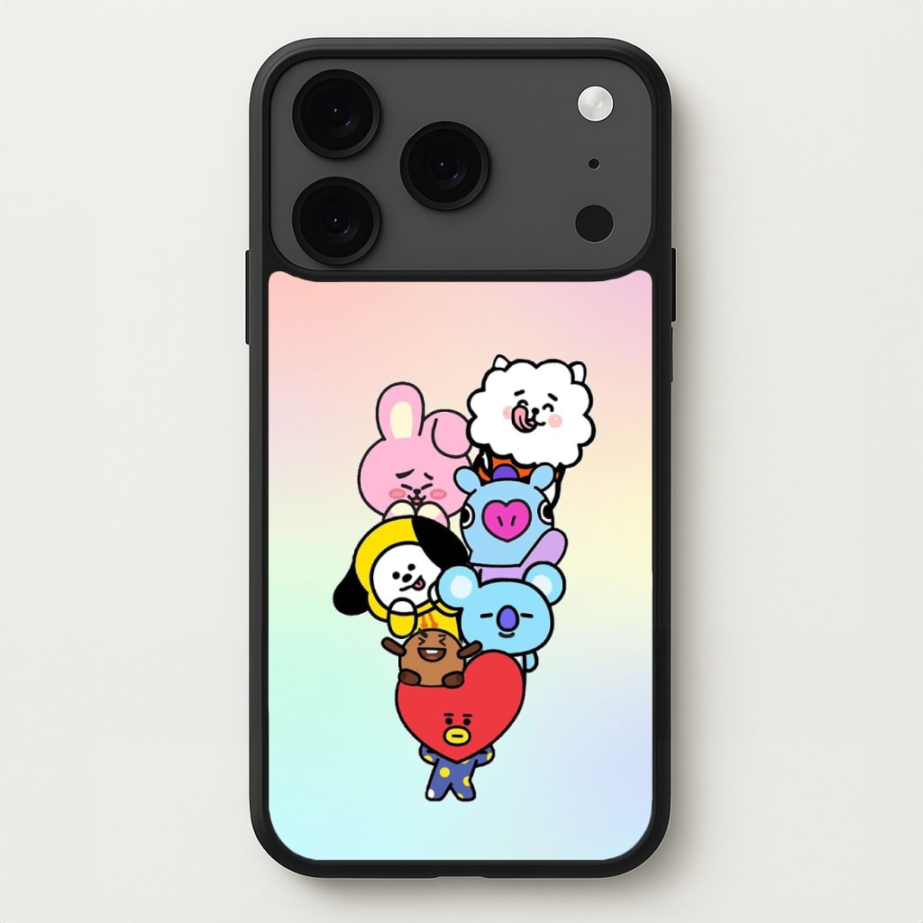 Pastel BT21 - K Pop Phone Case for iPhone 17 Pro
