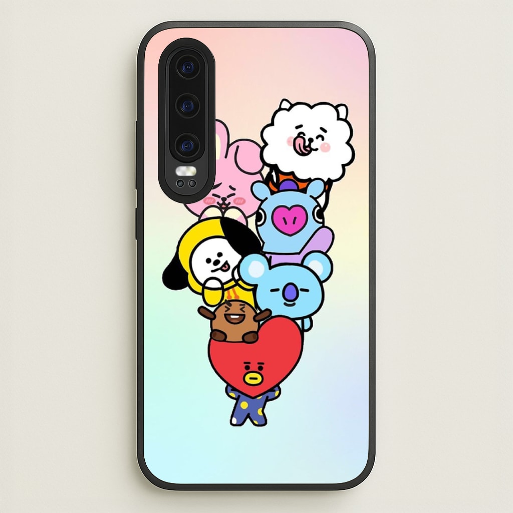 Pastel BT21 - K Pop - Phone Case for Huawei P30