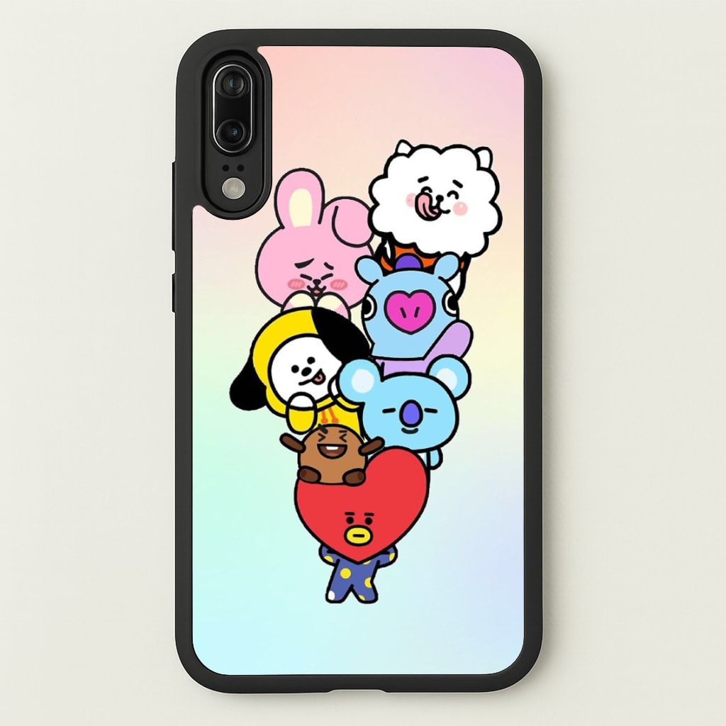 Pastel BT21 - K Pop - Phone Case for Huawei P20