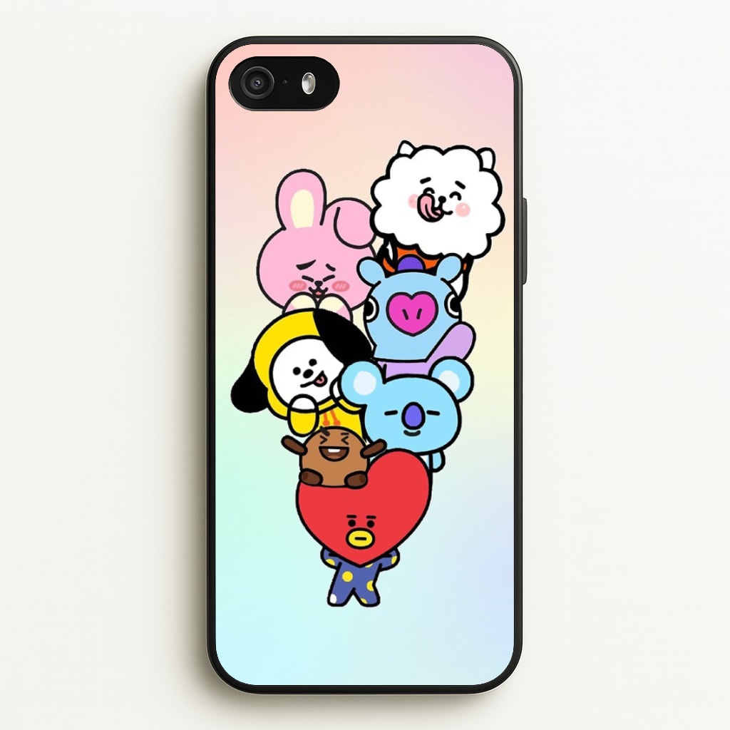 Pastel BT21 - K Pop - Phone Case for iPhone 5 / 5s / SE 2016