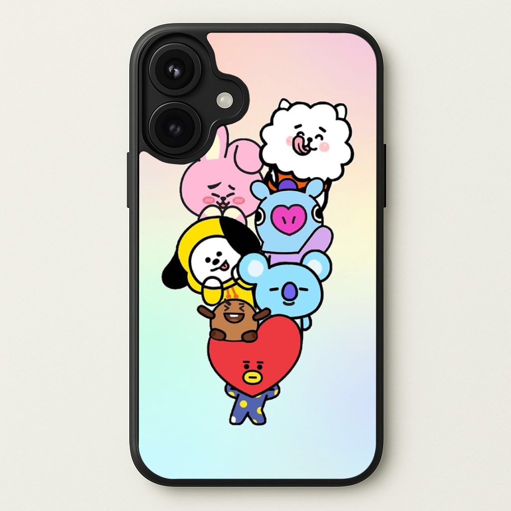 Pastel BT21 - K Pop Phone Case for iPhone 17