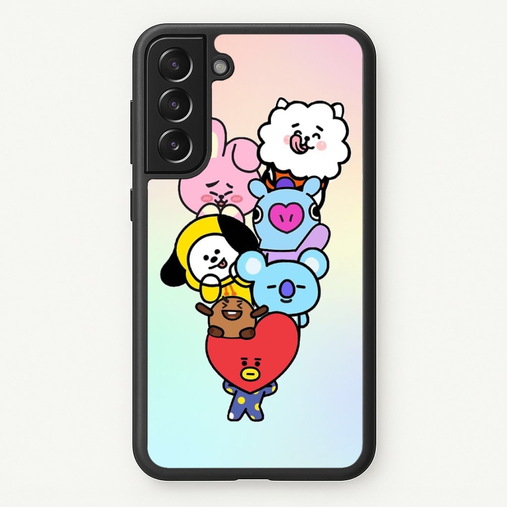 Pastel BT21 - K Pop - Phone Case for Galaxy S21