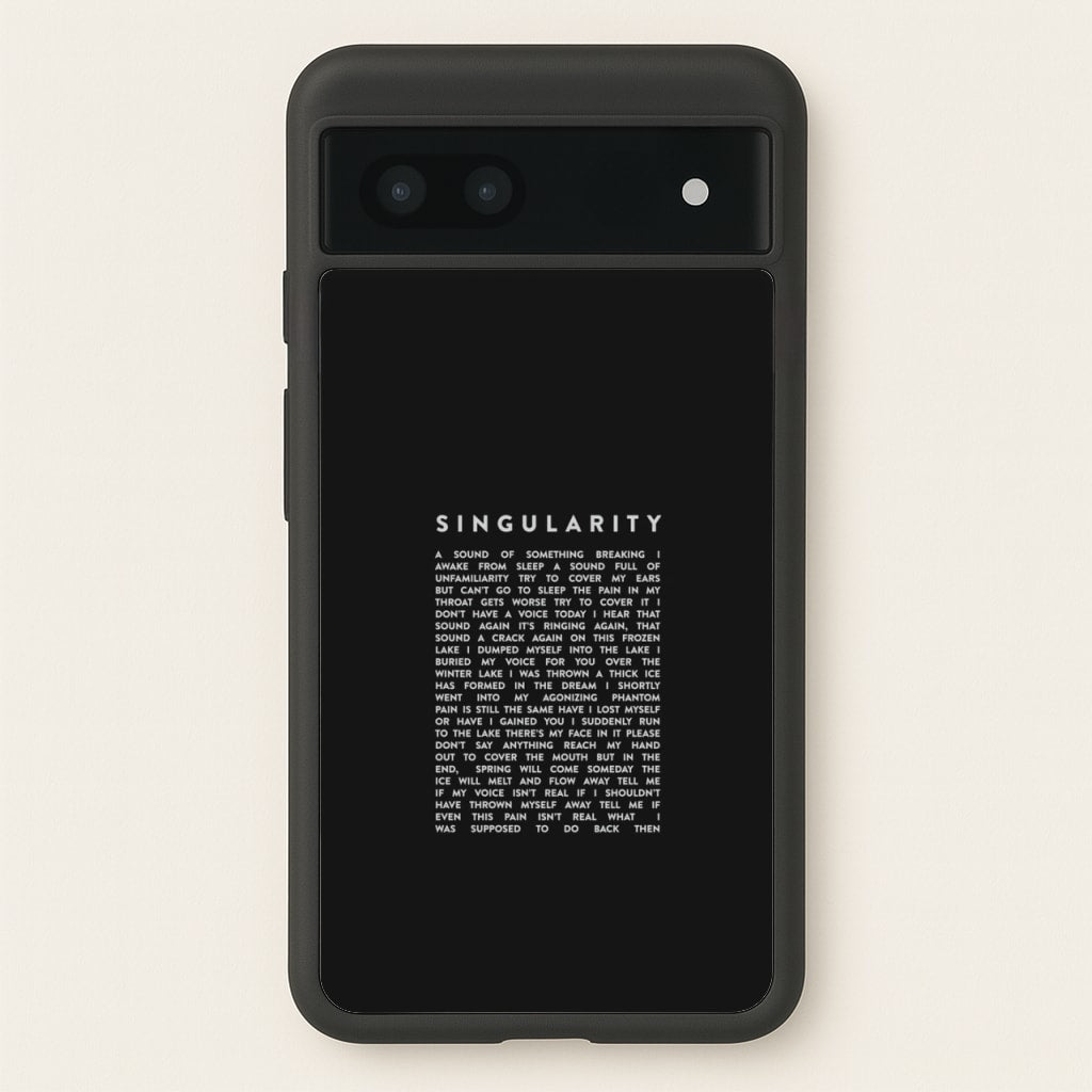 Singularity Lyrics - K Pop - Phone Case for Google Pixel 6a