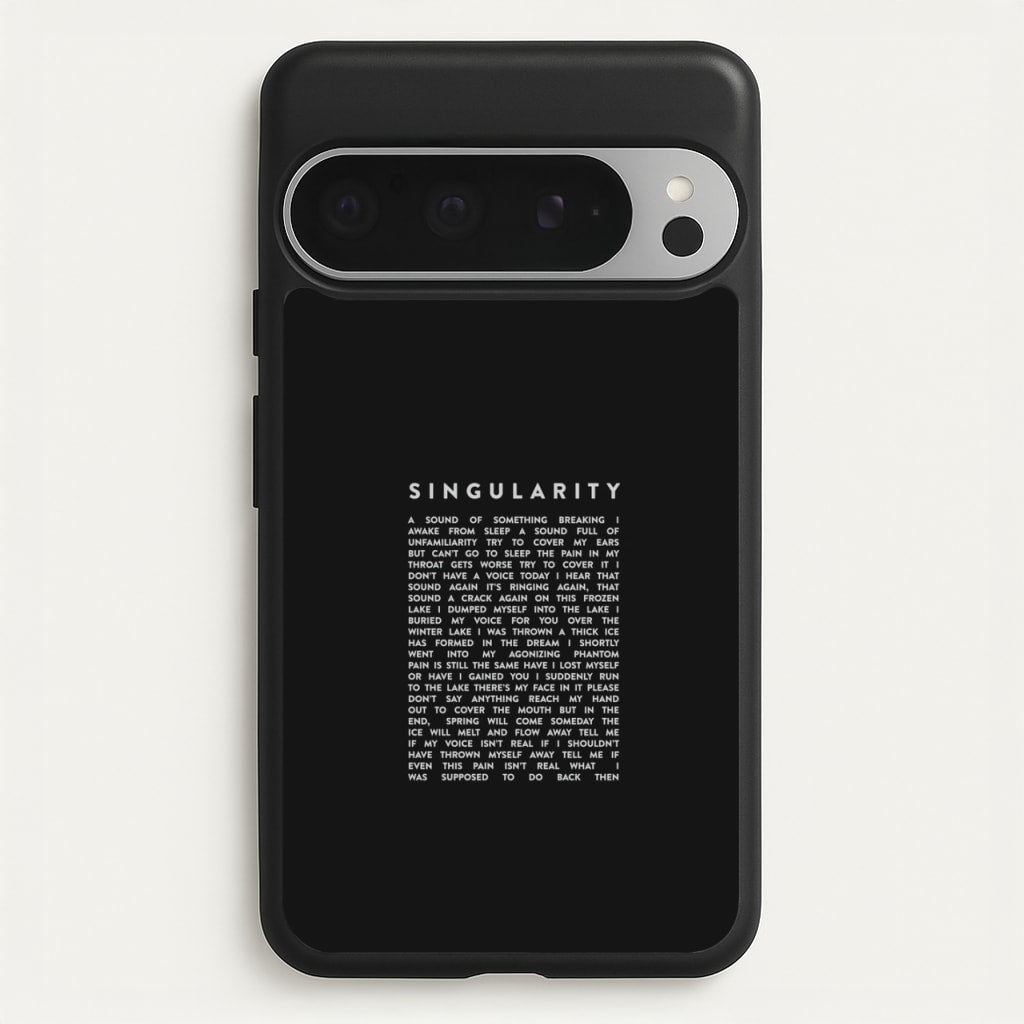 Singularity Lyrics - K Pop - Phone Case for Google Pixel 9 Pro XL