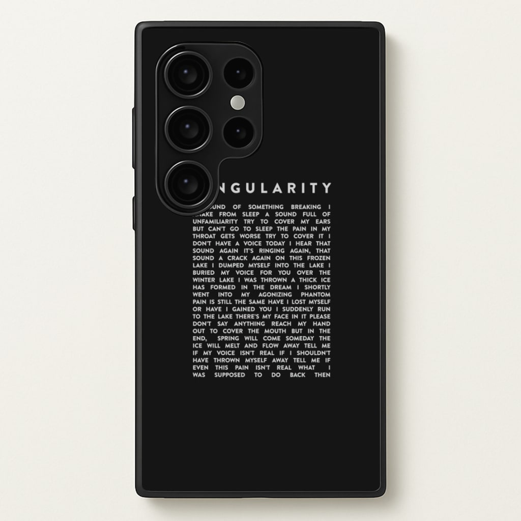 Singularity Lyrics - K Pop - Phone Case for Galaxy S24 Ultra