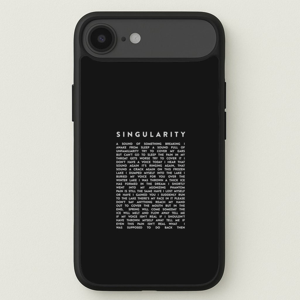 Singularity Lyrics - K Pop Phone Case for iPhone 17 Air