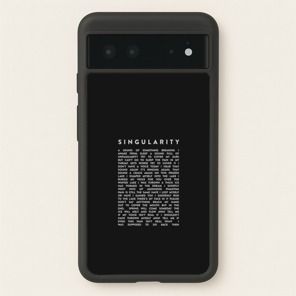 Singularity Lyrics - K Pop - Phone Case for Google Pixel 6