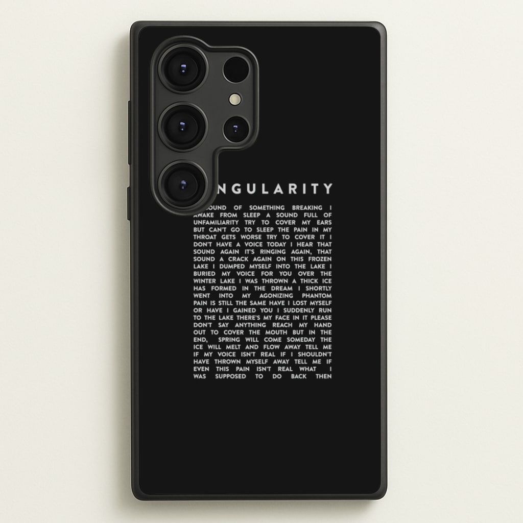 Singularity Lyrics - K Pop - Phone Case for Galaxy S25 Ultra