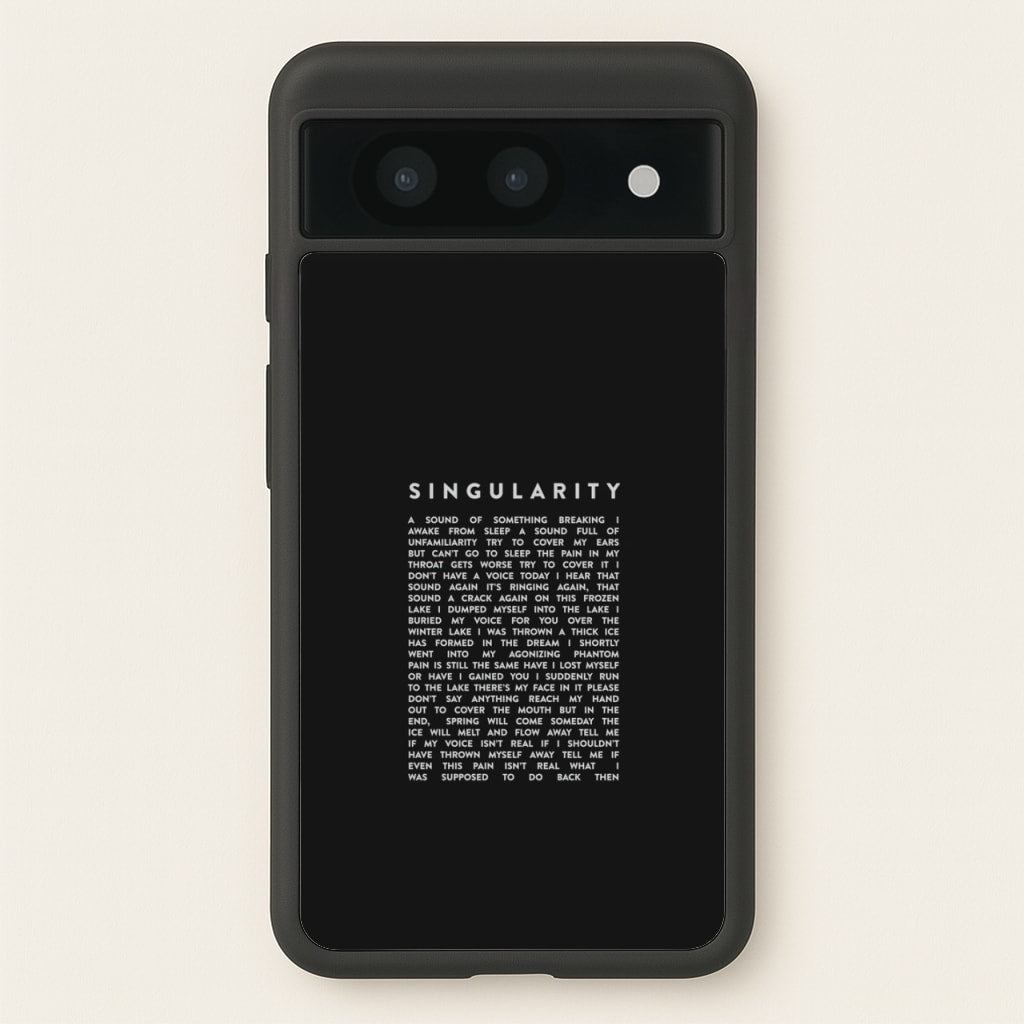 Singularity Lyrics - K Pop - Phone Case for Google Pixel 8a