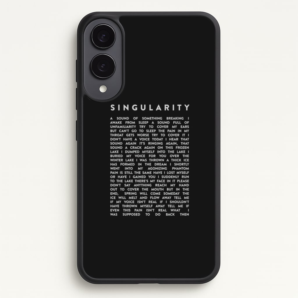 Singularity Lyrics - K Pop - Phone Case for Galaxy S25 Edge