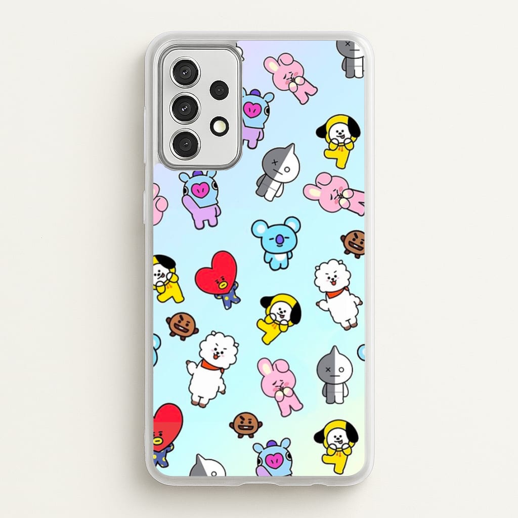 BT21 Collage - K Pop - Phone Case for Galaxy A52 / A52s