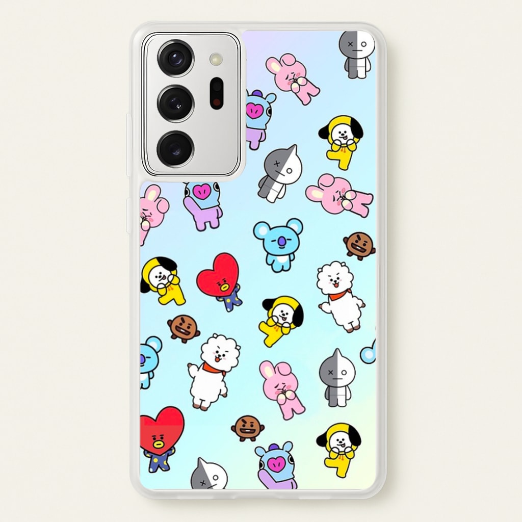 BT21 Collage - K Pop - Phone Case for Galaxy Note 20 Ultra