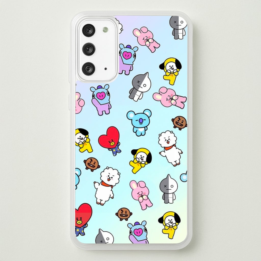 BT21 Collage - K Pop - Phone Case for Galaxy Note 20