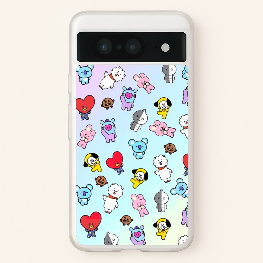 BT21 Collage - K Pop - Phone Case for Google Pixel 8