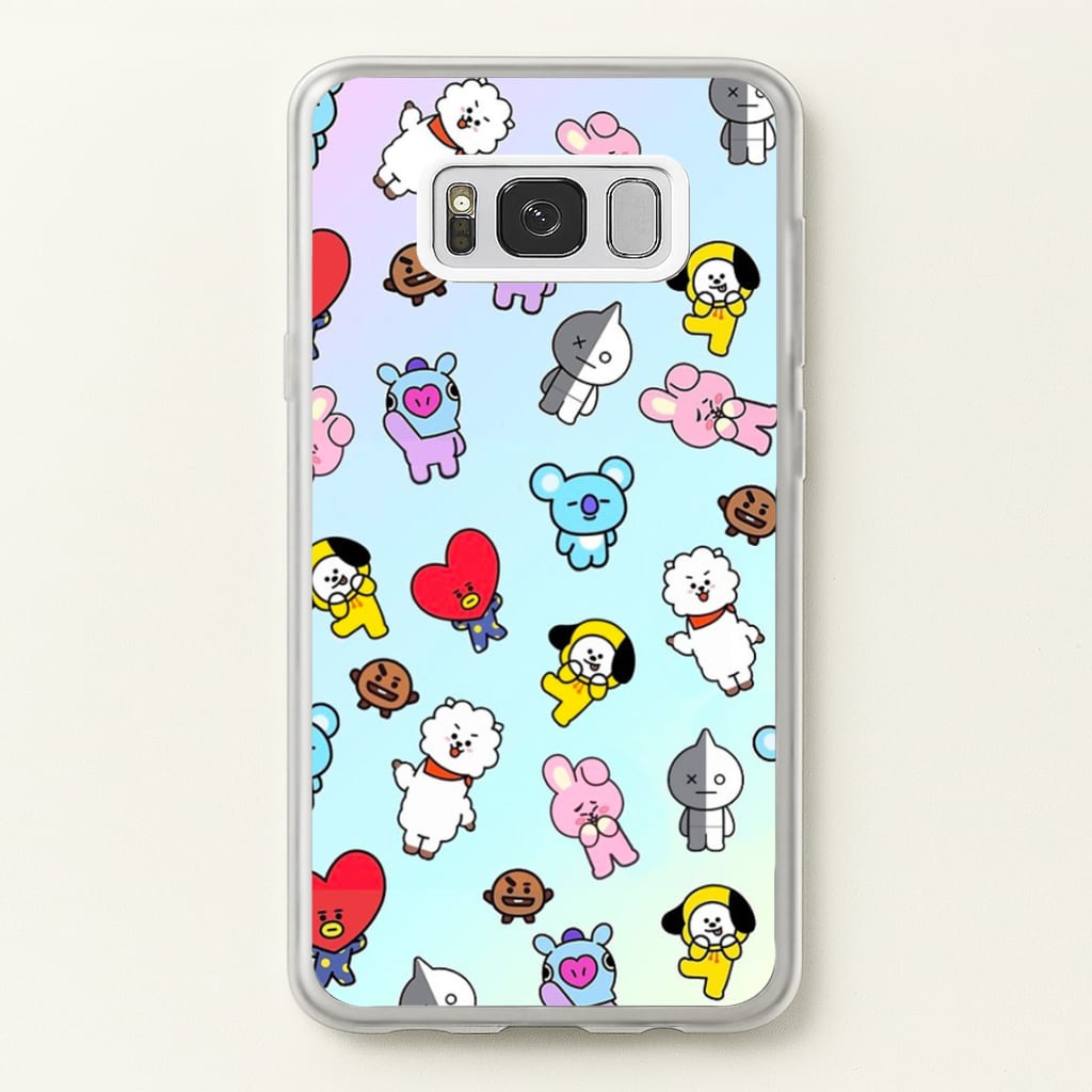 BT21 Collage - K Pop - Phone Case for Galaxy S8