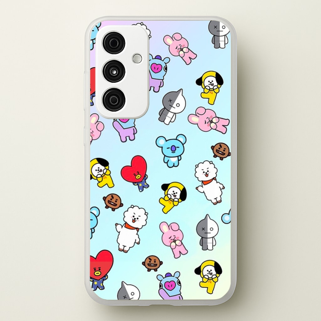 BT21 Collage - K Pop - Phone Case for Galaxy A35