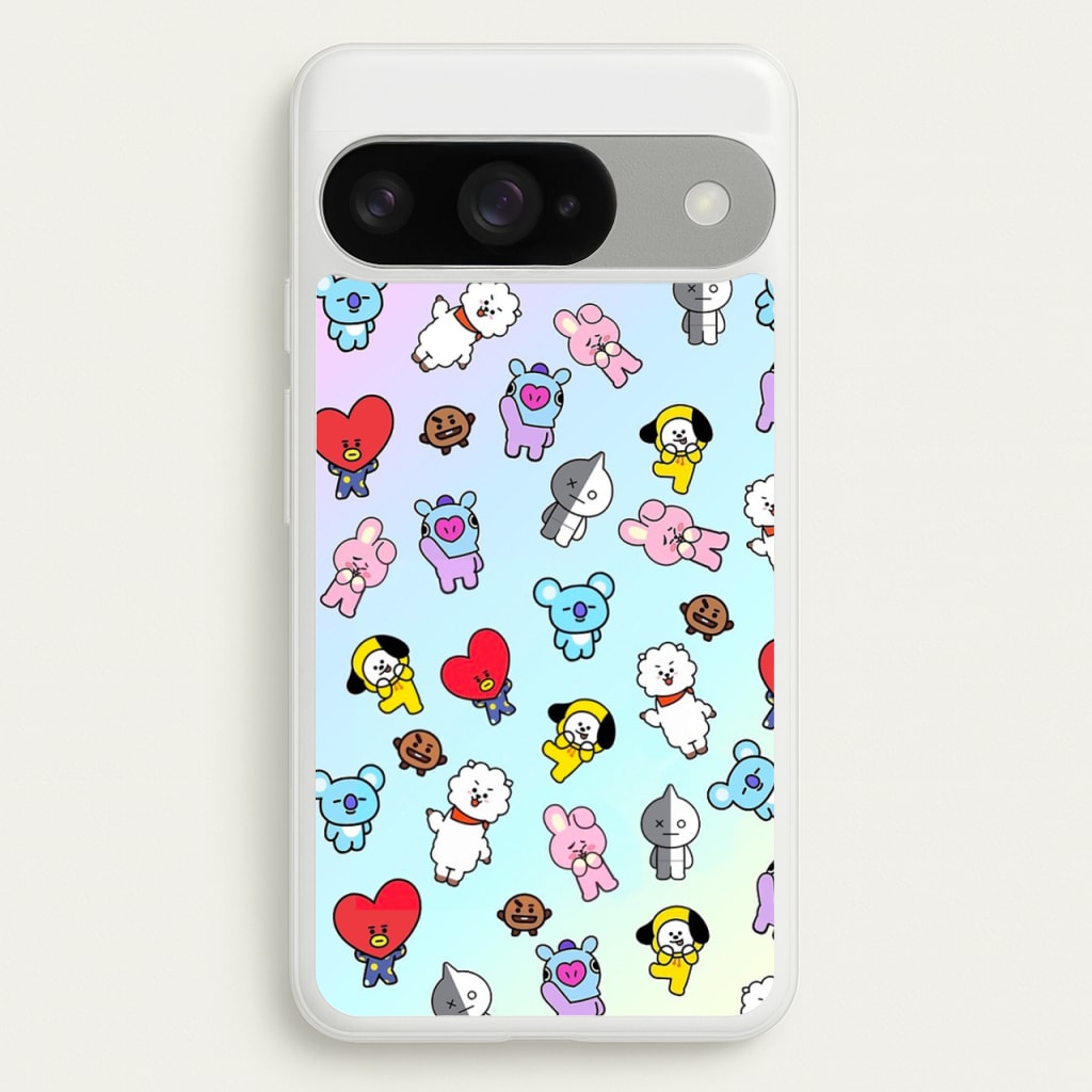 BT21 Collage - K Pop Phone Case for Google Pixel 10 / 10 Pro