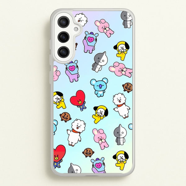 BT21 Collage - K Pop - Phone Case for Galaxy A34