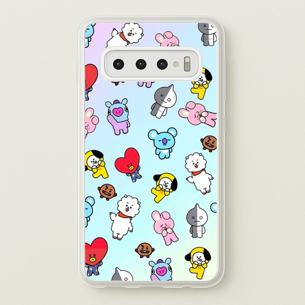 BT21 Collage - K Pop - Phone Case for Galaxy S10