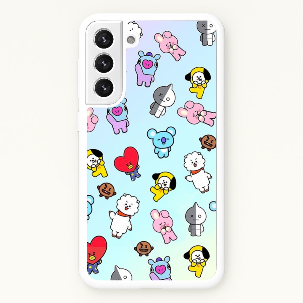 BT21 Collage - K Pop - Phone Case for Galaxy S22 Plus