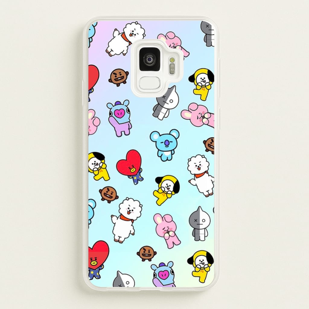 BT21 Collage - K Pop - Phone Case for Galaxy S9