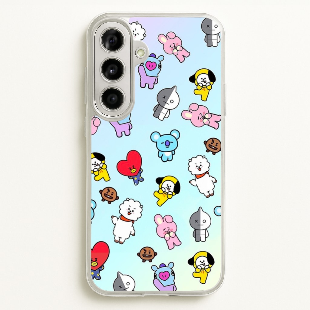 BT21 Collage - K Pop - Phone Case for Galaxy A56