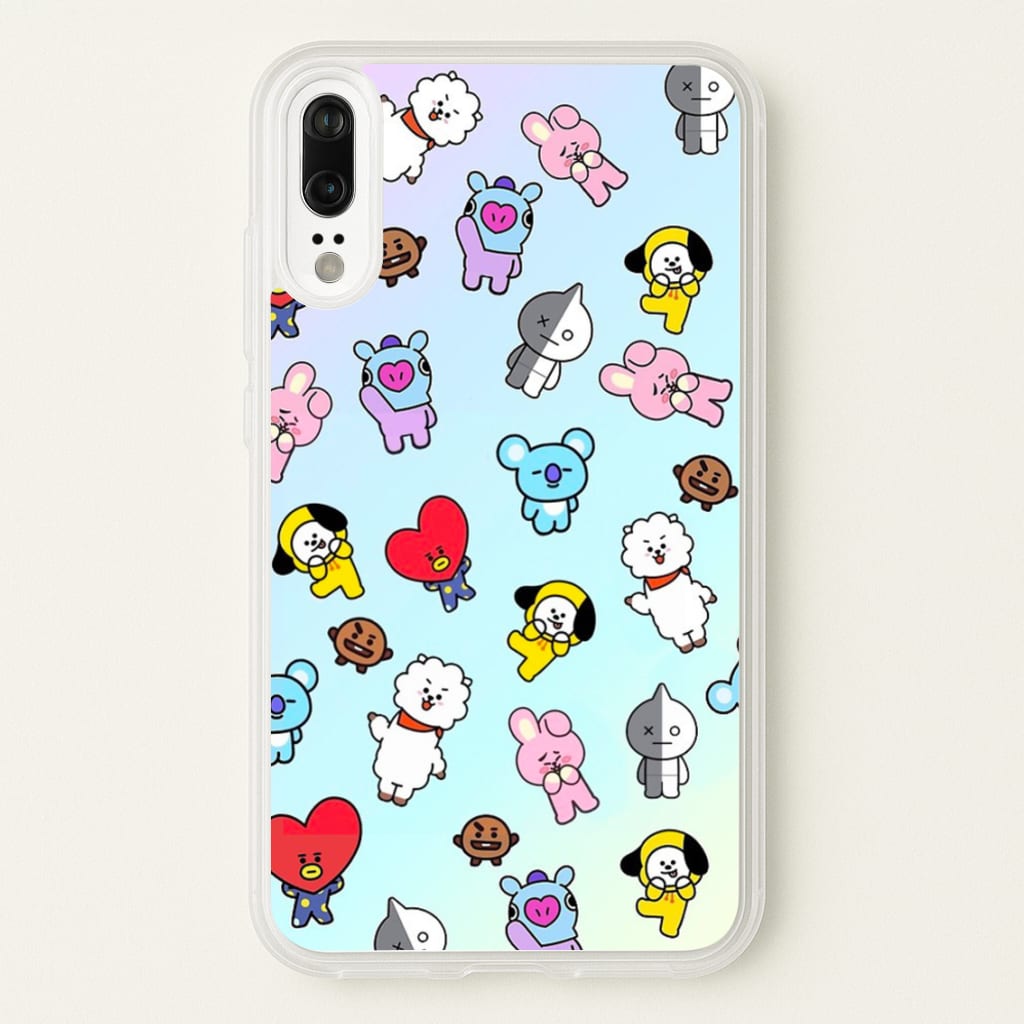 BT21 Collage - K Pop - Phone Case for Huawei P20