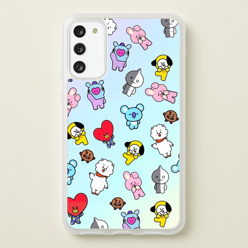 BT21 Collage - K Pop - Phone Case for Galaxy S20