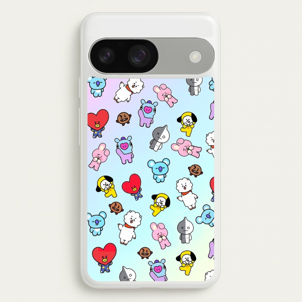 BT21 Collage - K Pop - Phone Case for Google Pixel 9 / 9 Pro