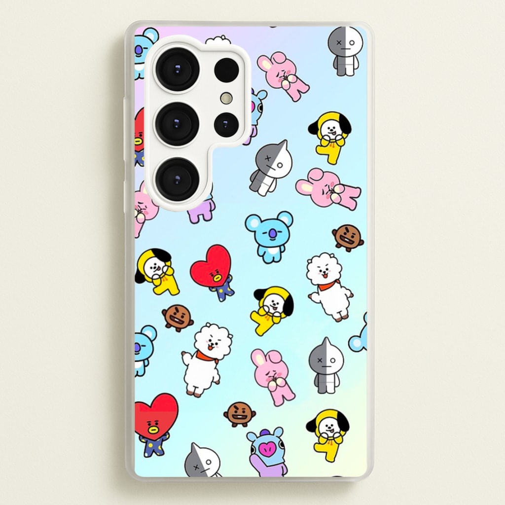 BT21 Collage - K Pop - Phone Case for Galaxy S25 Ultra