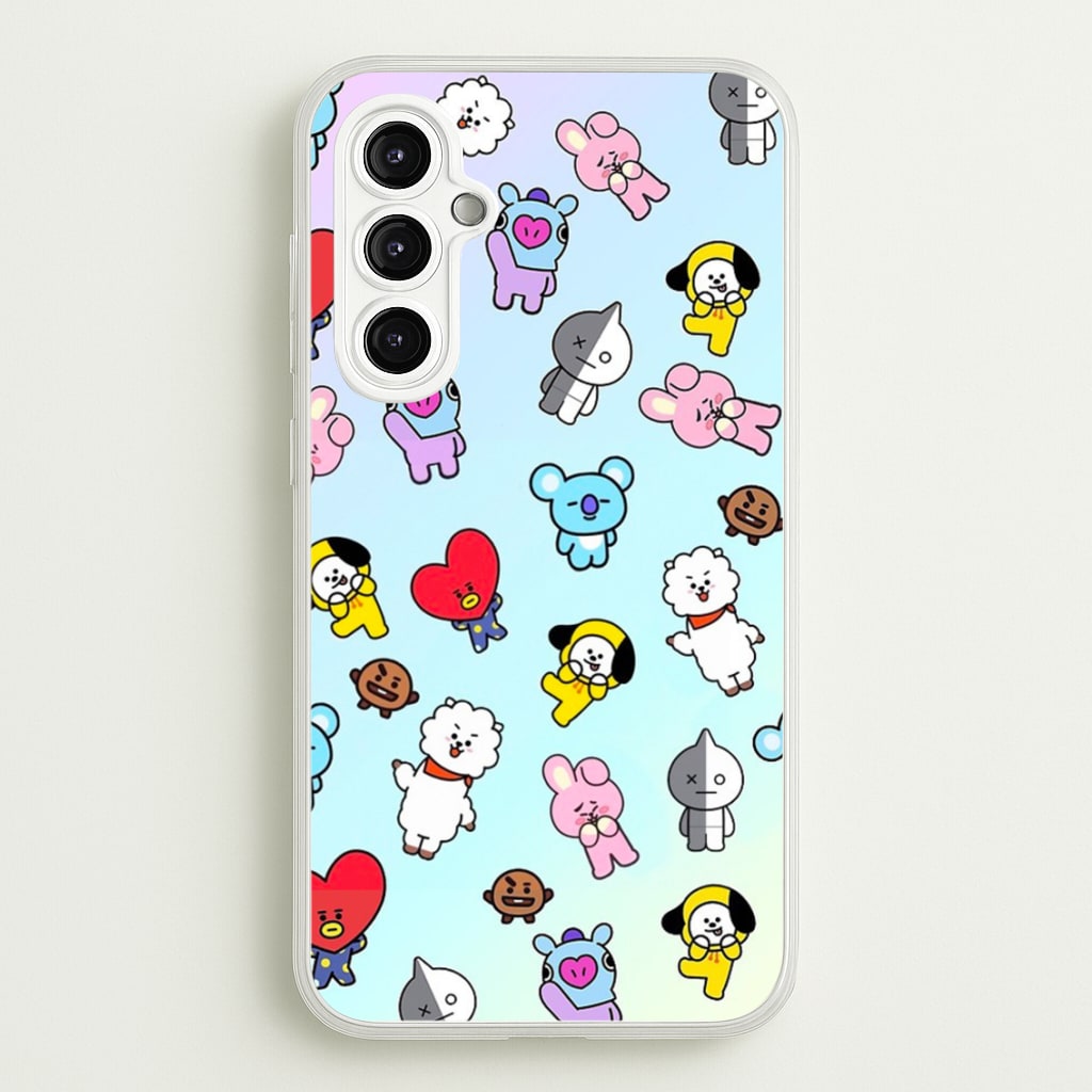 BT21 Collage - K Pop - Phone Case for Galaxy A14