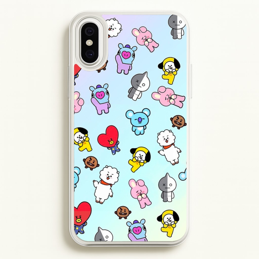 BT21 Collage - K Pop - Phone Case for iPhone XS Max