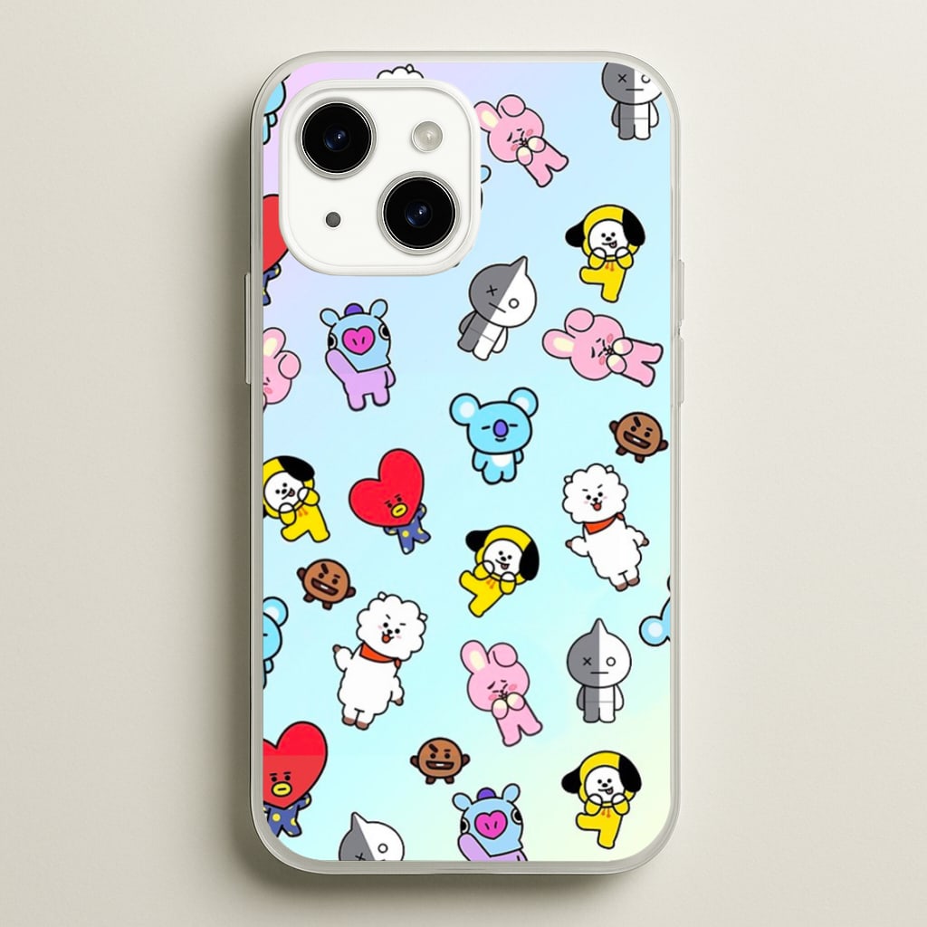 BT21 Collage - K Pop - Phone Case for iPhone 14 Plus