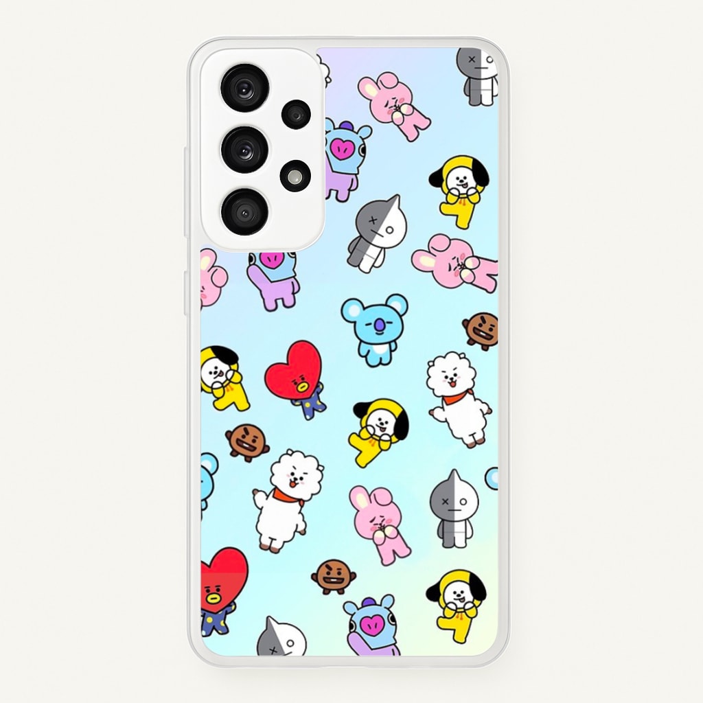 BT21 Collage - K Pop - Phone Case for Galaxy A53