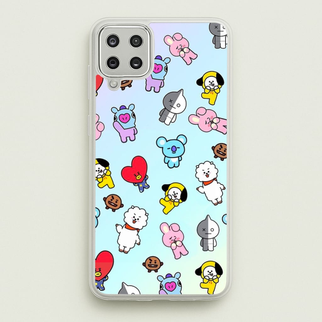 BT21 Collage - K Pop - Phone Case for Galaxy A12
