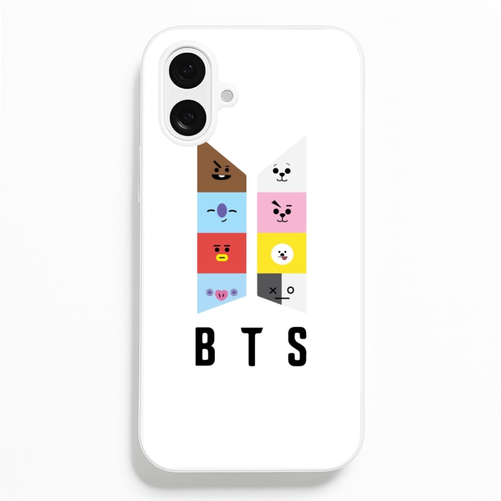 BT21 K-Pop Band Logo Phone Case