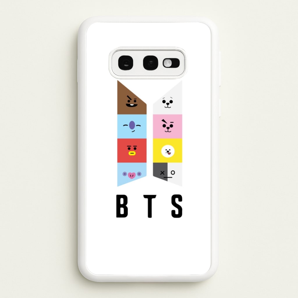 BT21 K-Pop Band Logo - BTS Phone Case for Galaxy S10e