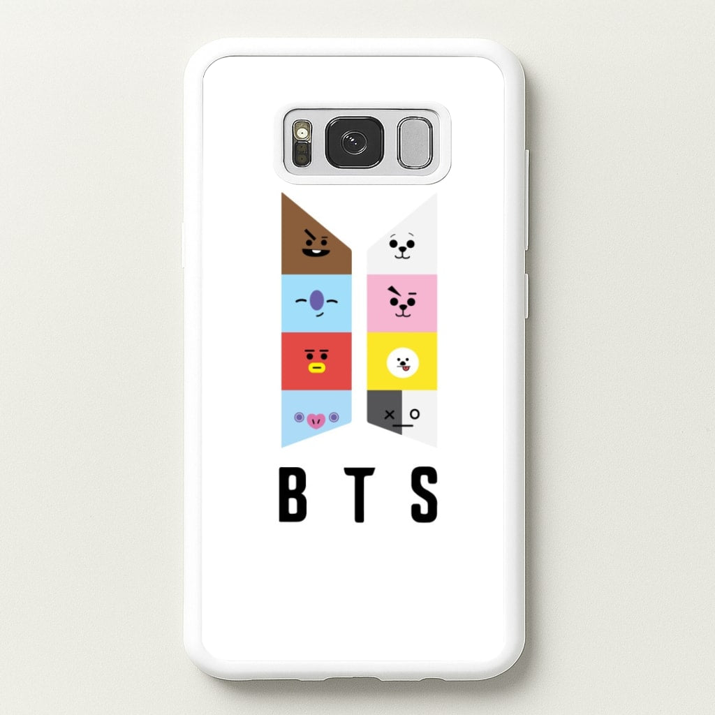 BT21 K-Pop Band Logo - BTS Phone Case for Galaxy S8